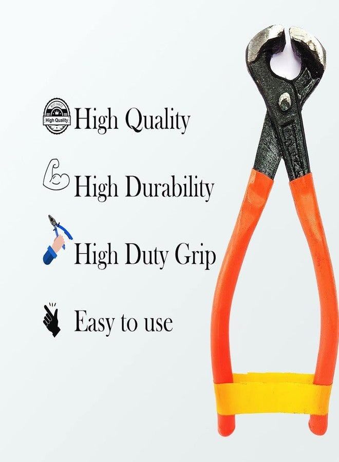 Magrido 6-Inch Wire & Cable Cutter Plier | Steel Wire End Cutter, Nipper & Nose Plier | Anti-Rust Heavy-Duty Tool for Cutting, Gripping, and Electrical DIY | Anti-Slip Grip | 150mm - Image 2